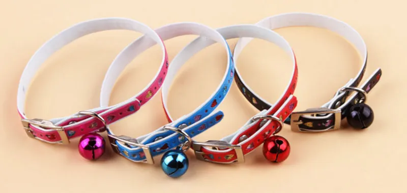12" Thin Animal Collars With Bell Wholesale
