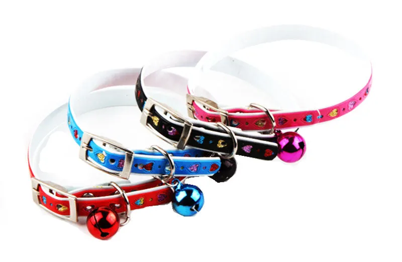 12" Thin Animal Collars With Bell Wholesale