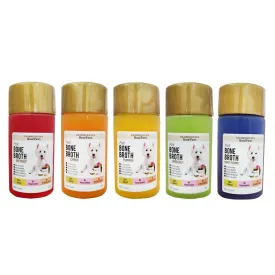 17% OFF: BossiPaws Pork Bone Broth Frozen Dog Food Topper Bundle (5 x 250ml)