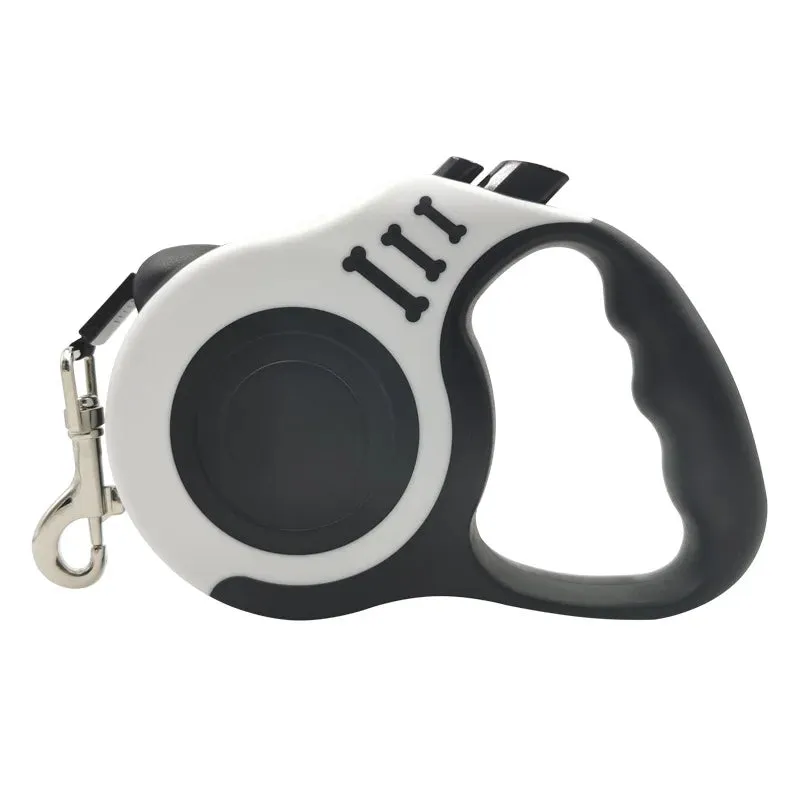 3M 5M Dog Leash for Small Dogs Cat Automatic Retractable Durable Nylon Lead Puppy Outdoor Travel Walking Hiking Traction Rope