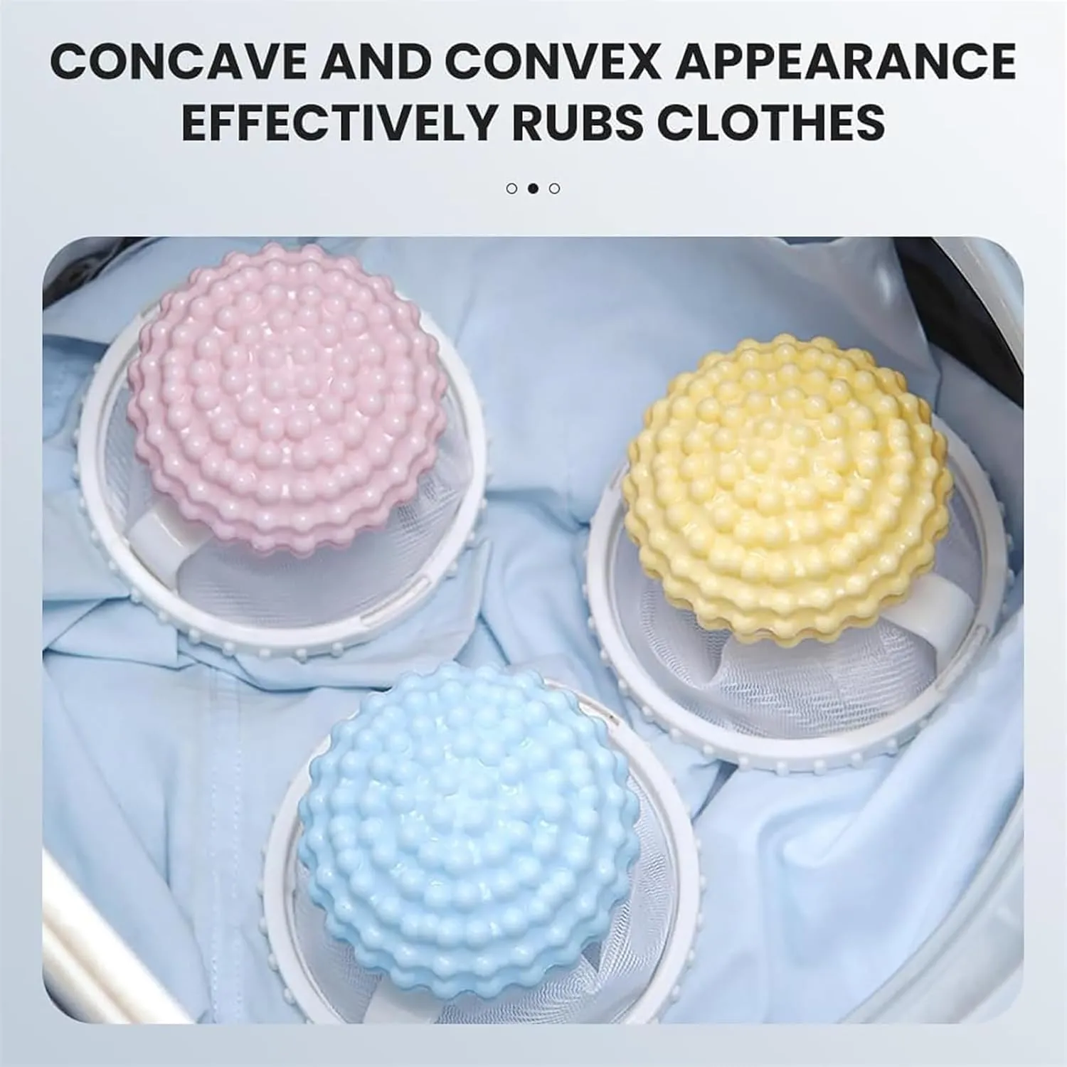3pcs Floating Hair Filtering Mesh Removal, 2025 Upgraded Lint Catcher for Washing Machine Cleaning Mesh Bag, Pet Hair Remover for Laundry Lint Catcher Bathroom Tool (3 Mix)