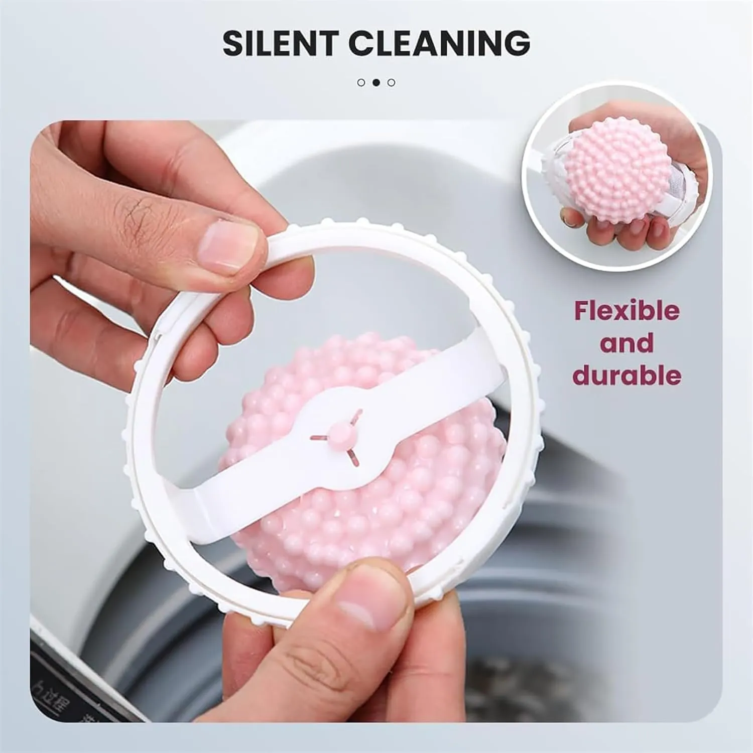 3pcs Floating Hair Filtering Mesh Removal, 2025 Upgraded Lint Catcher for Washing Machine Cleaning Mesh Bag, Pet Hair Remover for Laundry Lint Catcher Bathroom Tool (3 Mix)