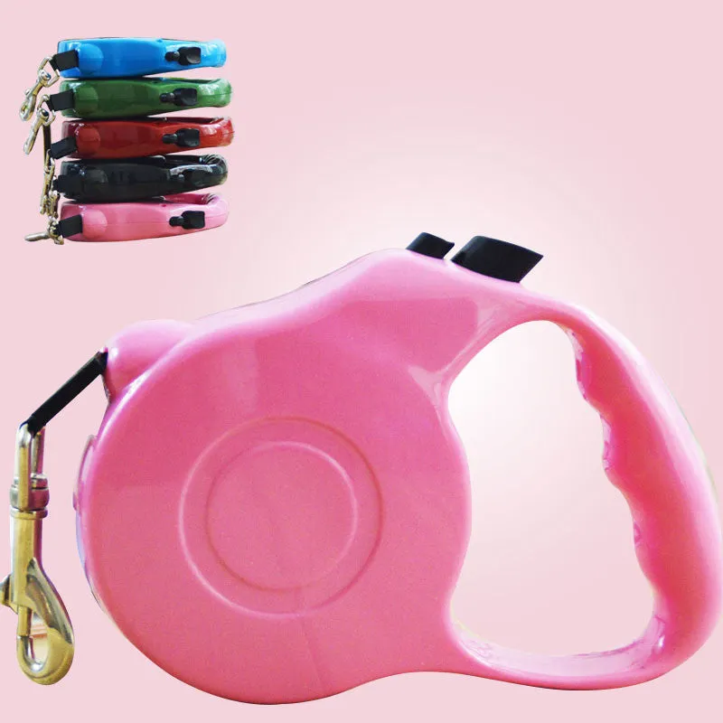 5 colors portable Automatic Retractable Dogs Leash harness Roaming Rope