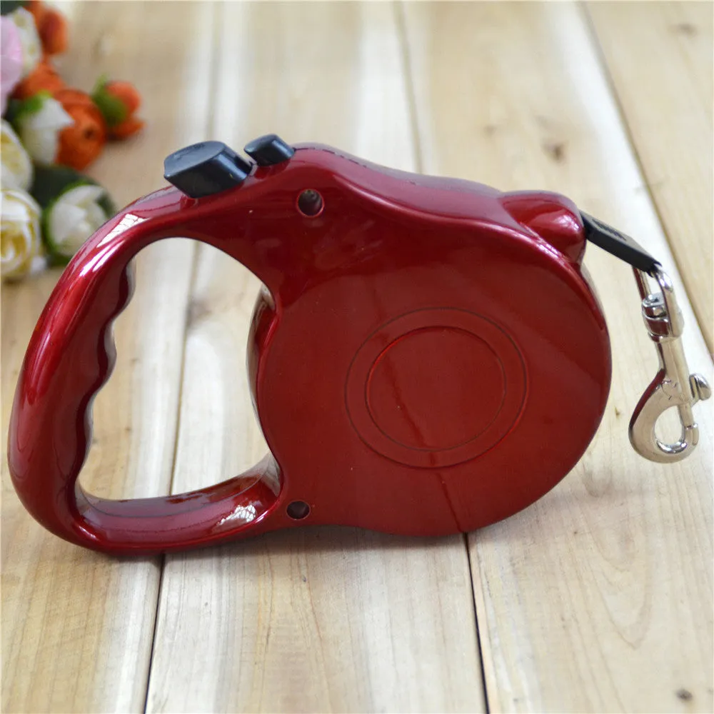 5 colors portable Automatic Retractable Dogs Leash harness Roaming Rope
