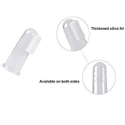 7 Piece Pet Toothbrush Finger Kit for Dog and Cat Teeth Cleaning