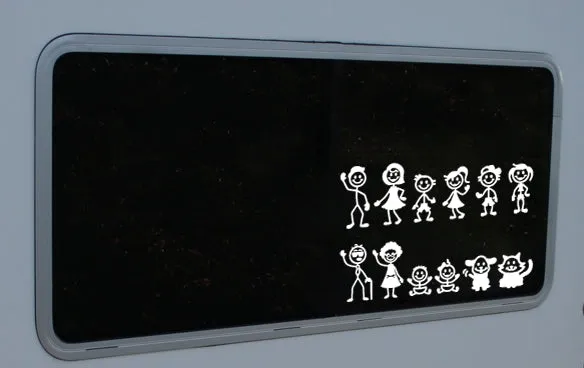 923 Super stick figure Pack  12" x 4"