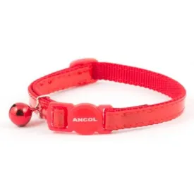 Ancol Safety Reflective Gloss Cat Collar With Bell