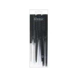 ANNIE Pin & Rat Tail Comb Combo [Black] #94