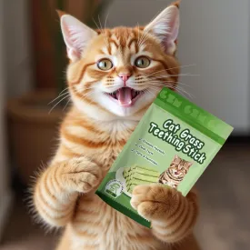 Cat Toys 6Pack Kitten Grass Treat Stick Catnip Toy with Silvervine for Indoor Kitten Toys Kitten Grass Sticks for Teeth Cleaning Cat Snack for Kitty Dental Care