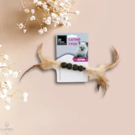 Catnip Stick and Feathers