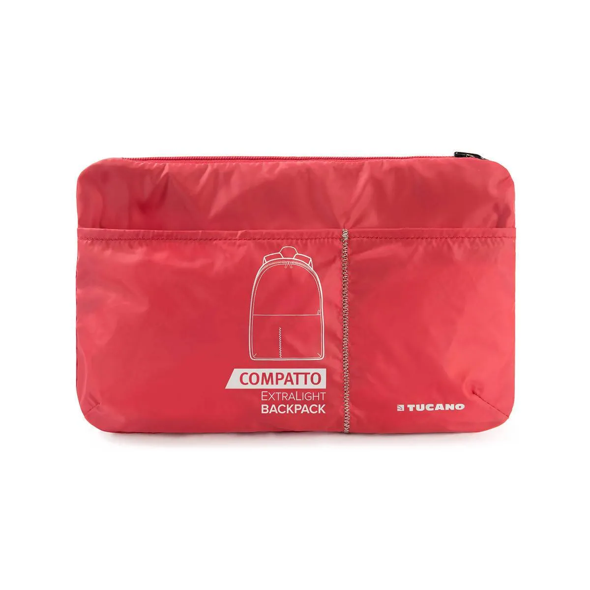 Compact Foldable Backpack Red / Green