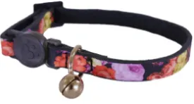DESIGNER FLORAL PRINT CAT COLLAR