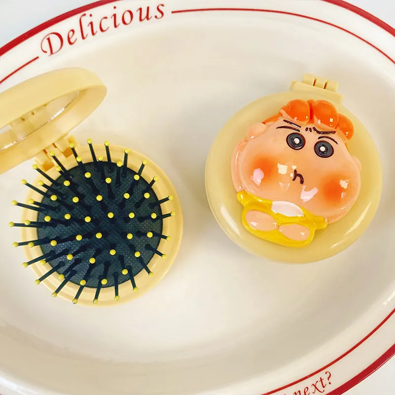 Egg Small Comb Portable Mini Air Cushion Comb Girl Head Massage Comb Mirror Gift First Choice