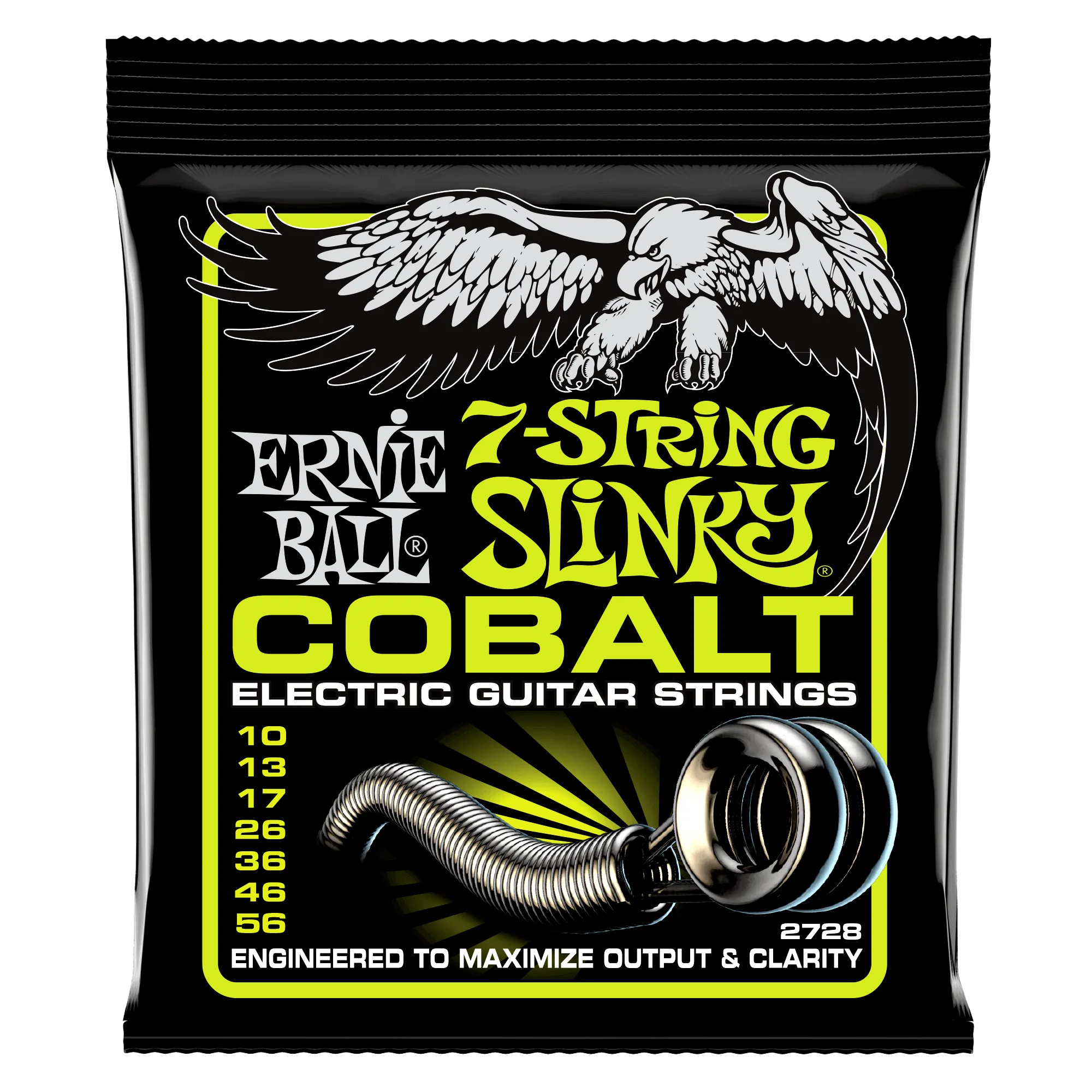 Ernie Ball Regular Slinky Cobalt 7-String Electric Guitar Strings - 10-56 Gauge