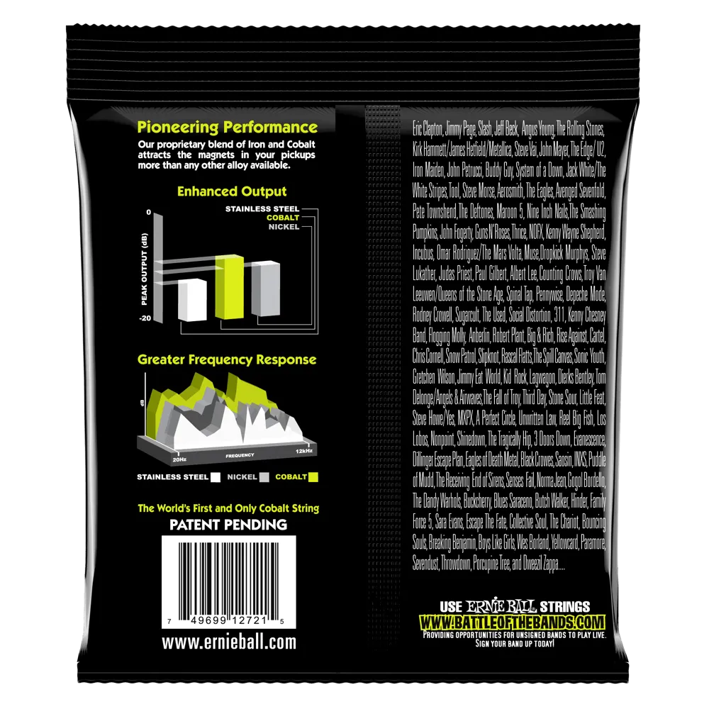 Ernie Ball Regular Slinky Cobalt 7-String Electric Guitar Strings - 10-56 Gauge