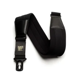 Ernie Ball Wide Neoprene Polylock Comfort Guitar Strap, Black