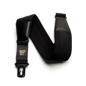 Ernie Ball Wide Neoprene Polylock Comfort Guitar Strap, Black
