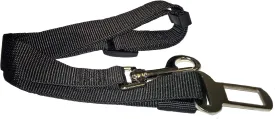Furhaven Adjustable Pet Seat Belt for Cars & Standard Vehicles - Black, One Size