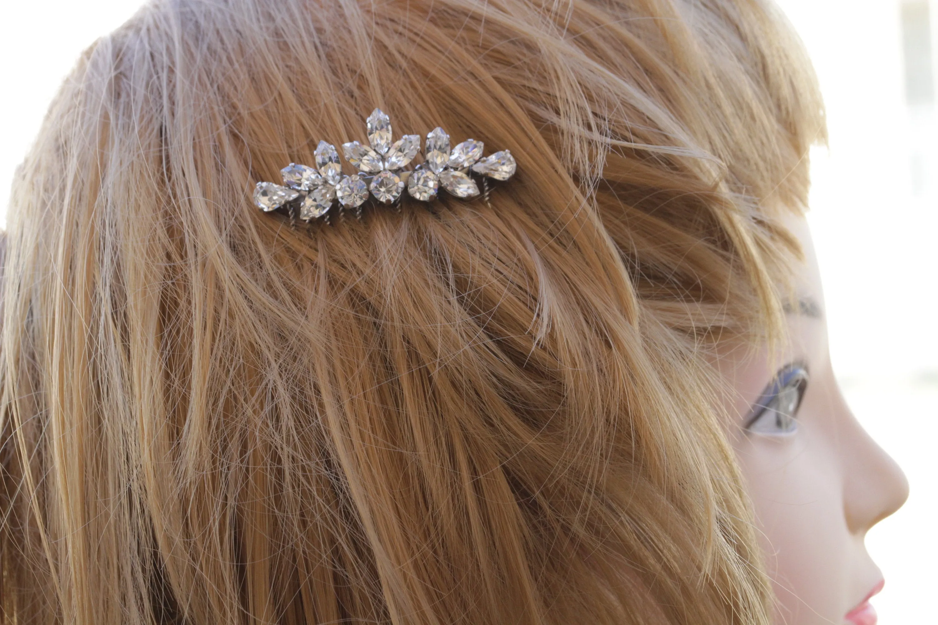 Hair Comb Wedding Crystal