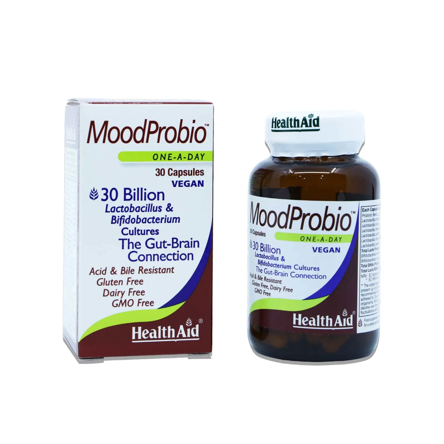 Health Aid Mood Probio 30 Billion (Veg) 30 Capsules