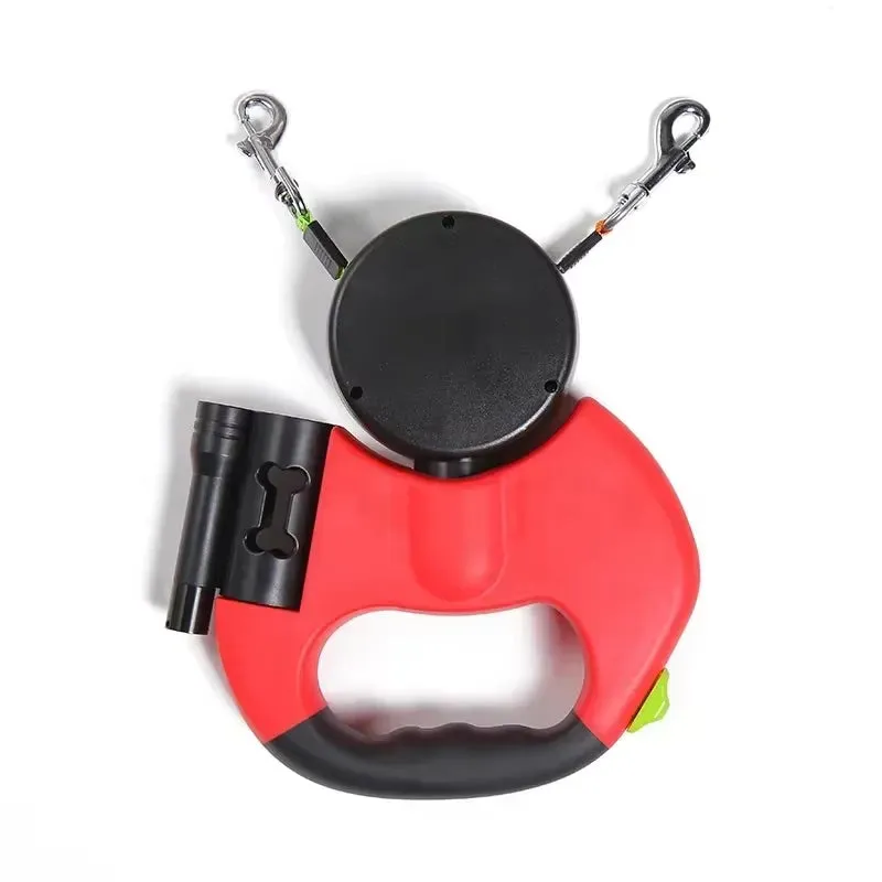 LED Automatic Retractable Traction Rope Leash