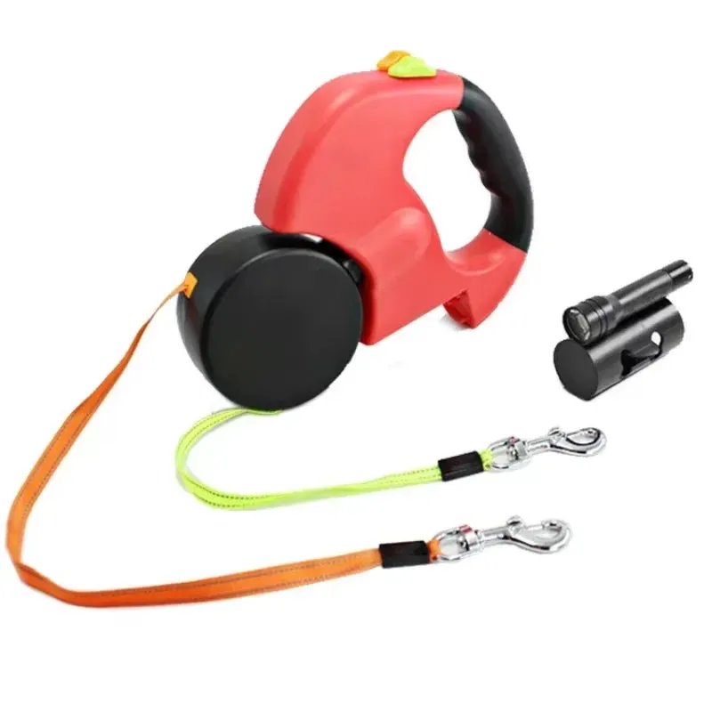 LED Automatic Retractable Traction Rope Leash