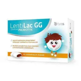 LENTILAC GG 10 x chocolate dragee, probiotics