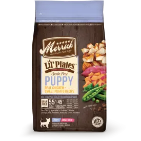 Merrick Lil' Plates Grain Free Puppy Small Breed Real Chicken and Sweet Potato Recipe Dry Dog Food