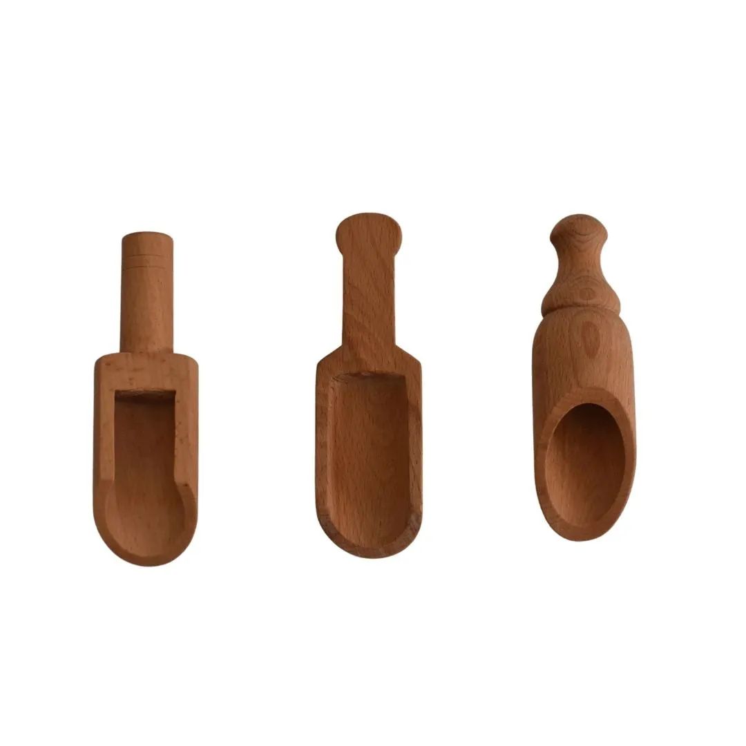 Nesta Toys - Sensory Wooden Toy Set With Montessori Tray (Beech Wood)