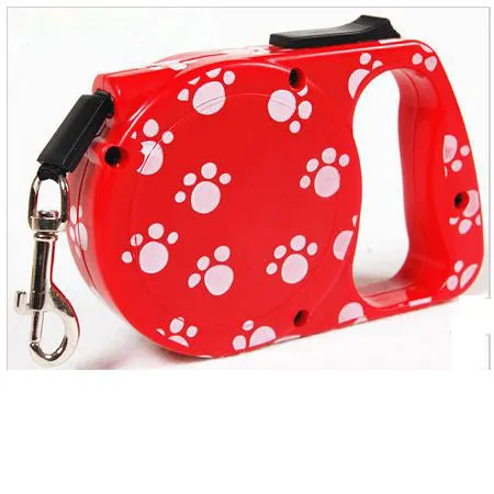 New Automatic retractable dog traction rope pet products retractable leashes colorful stripes shall 3M