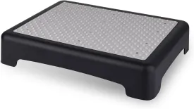 One Step Stool for Adults & Seniors, Indoor/Outdoor Portable Stair Assist, Platform Step, Non-Slip Bathroom, Step Stool for Car, Bedside, Office, Shower, Stairs, Bed, 450lbs Capacity (Grey)