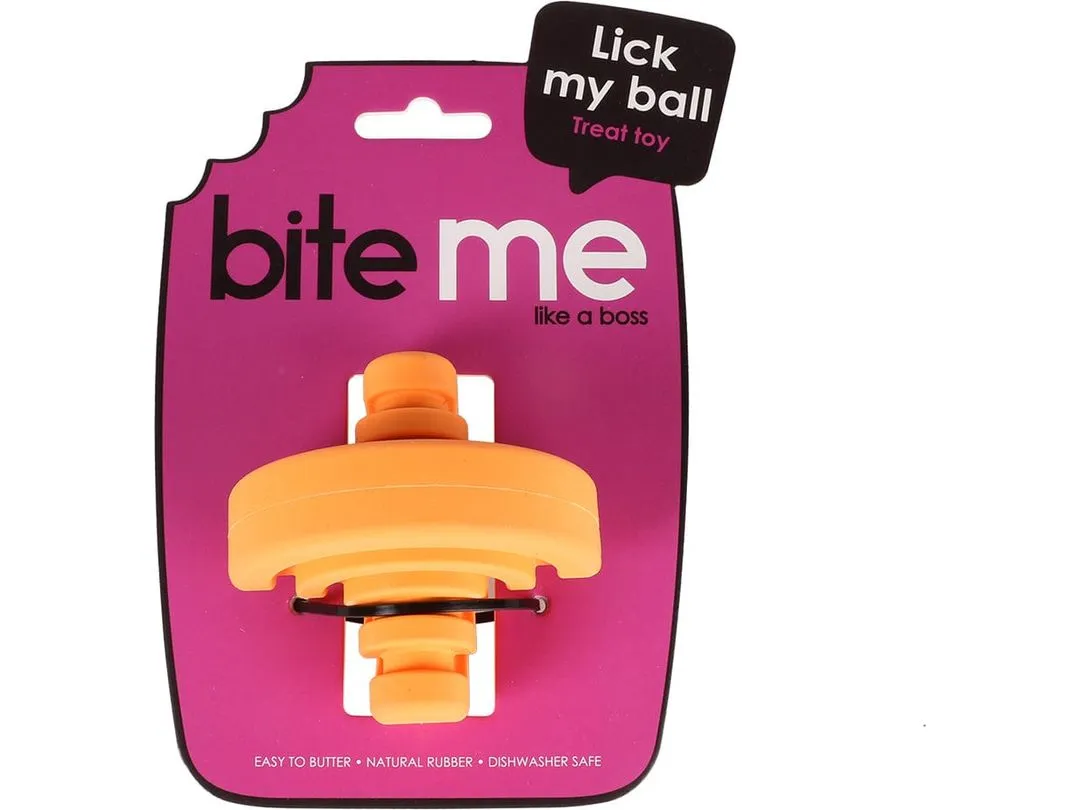 Snack My Ball - snack toy 8,5x8,5x8,5cm orange