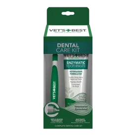 Vet's Best Dog Toothbrush & Enzymatic Toothpaste Set