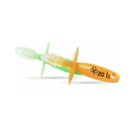 Zoli Chubby Gummy Teether Set - Green / Orange